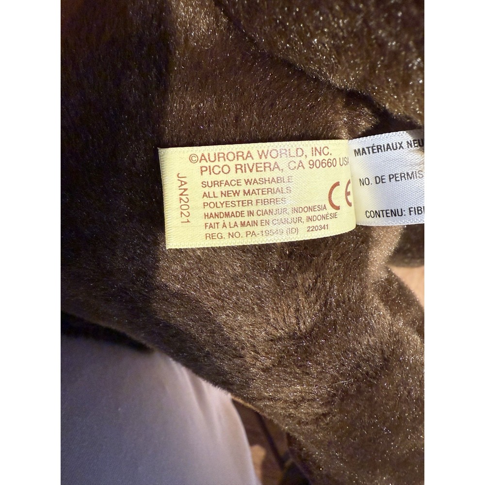 Aurora Miyoni American Bison Buffalo Plush 13" Stuffed Animal Brown Soft Toy '21 - Picture 6 of 9